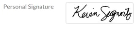 default signature design applied