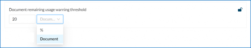 Document Usage Warning