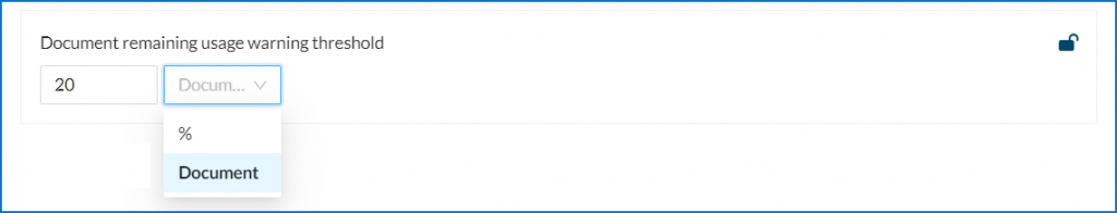 Document Usage Warning