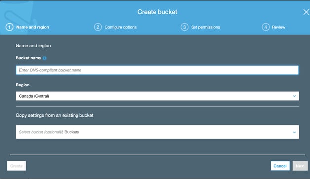 AWS S3 bucket naming.