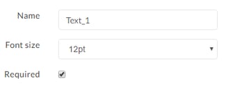 settings for text tags