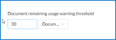 Usage custom remaining