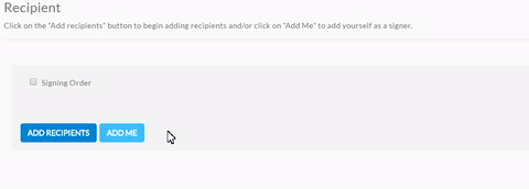 how to add yourself for electronically signing documents