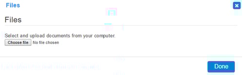 Uploading file for attachment tags