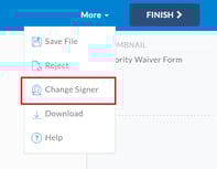 Switch Signer Responsibility from Signing Page