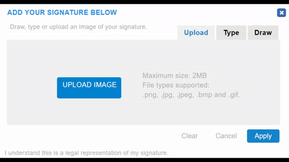 make your signature design for one touch signing
