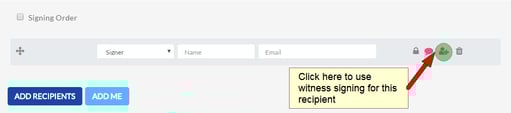 linking witness signers with regular signers